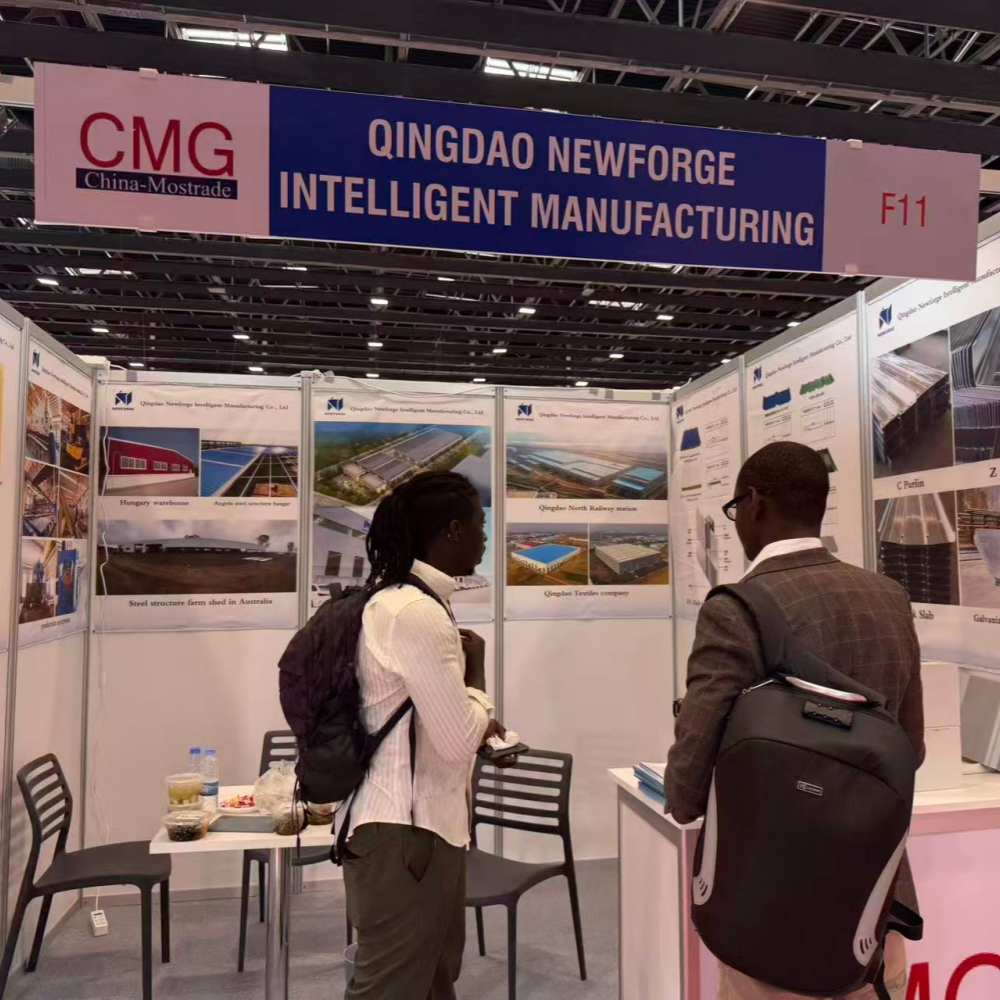 Qingdao Newforge Intelligent Manufacturing Co., Ltd. в настоящее время участвует во 2-й выставке Build Expo в Абиджане, Кот-д’Ивуар