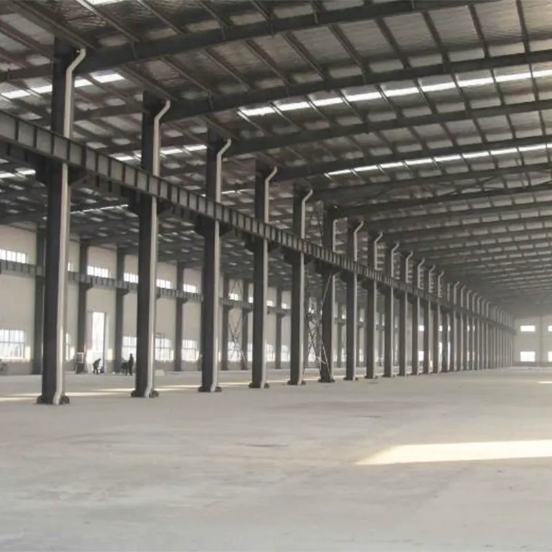 Композитное промышленное здание из стали и бетона