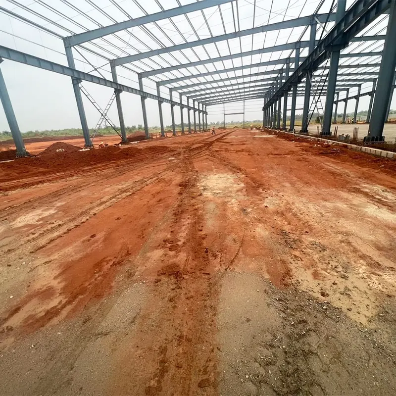 Мастерская стальных конструкций портальной рамы