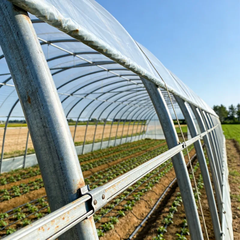 Стальная конструкция сельскохозяйственной теплицы